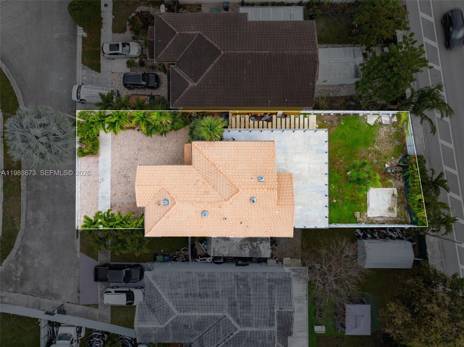 14888 Southwest 140th Street Miami, FL 33196 - Photo 56 of 76 an aerial view of a house with a yard
