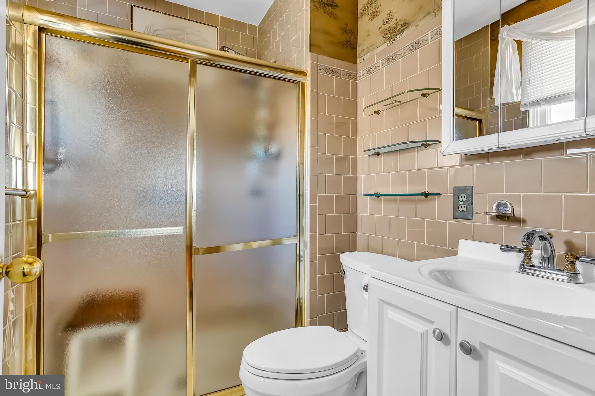 227 Atlanta Road Pasadena, MD 21122 - Photo 34 of 58 Tile floors and shower