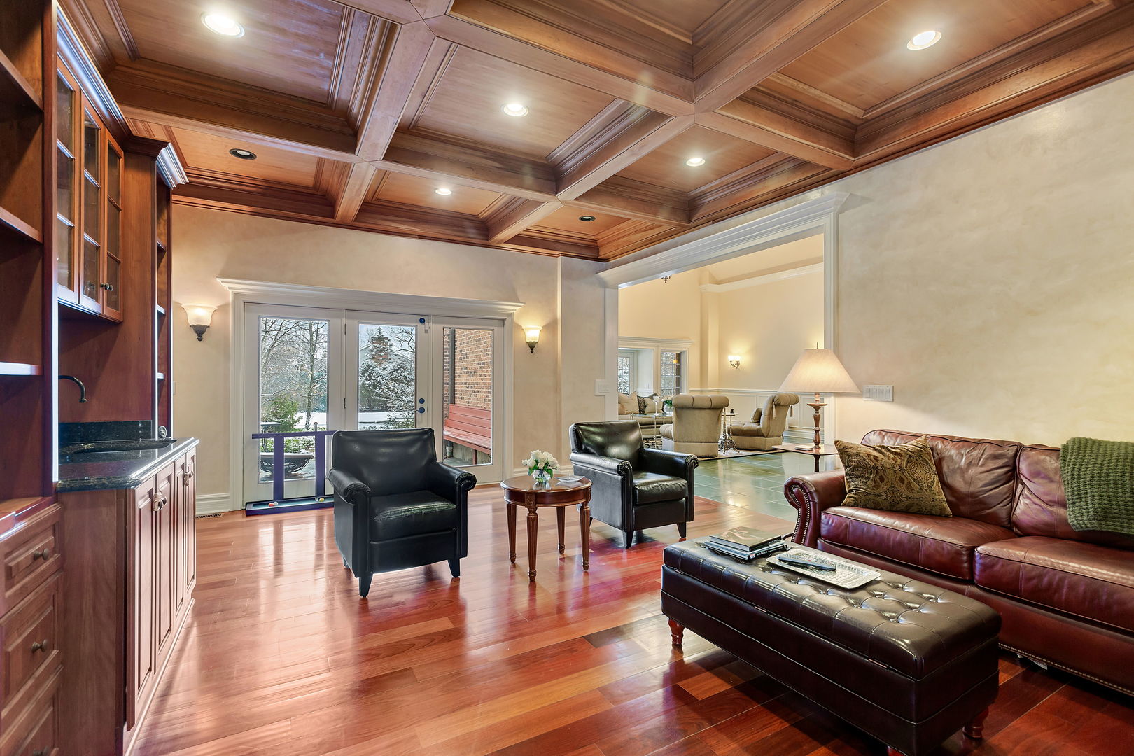 1560 South Ridge Road Lake Forest, IL 60045 - Photo 5 of 27 a living room with furniture and wooden floor