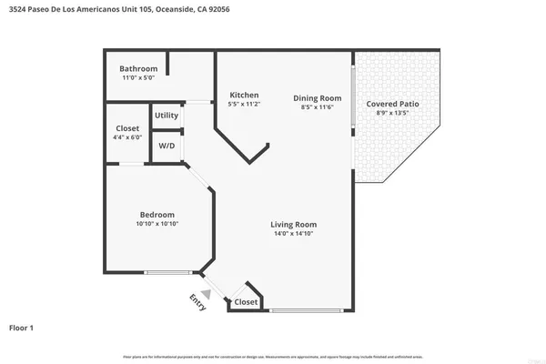 $445,000 | 3524 Paseo De Los Americanos, Unit 105, Oceanside, CA 92056