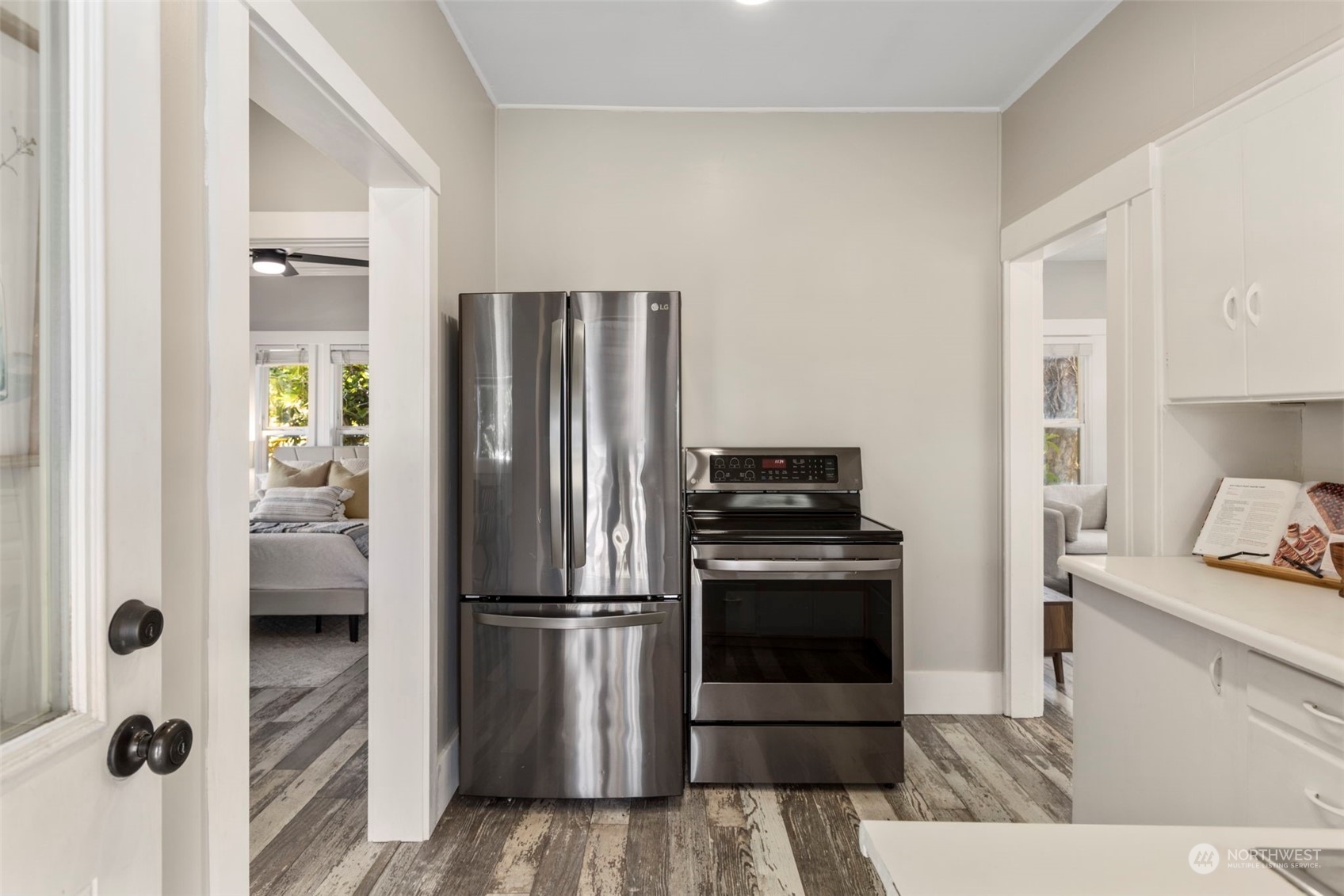 1702 Griffin Avenue Enumclaw, WA 98022 - Photo 13 of 27 a kitchen with a refrigerator and a stove