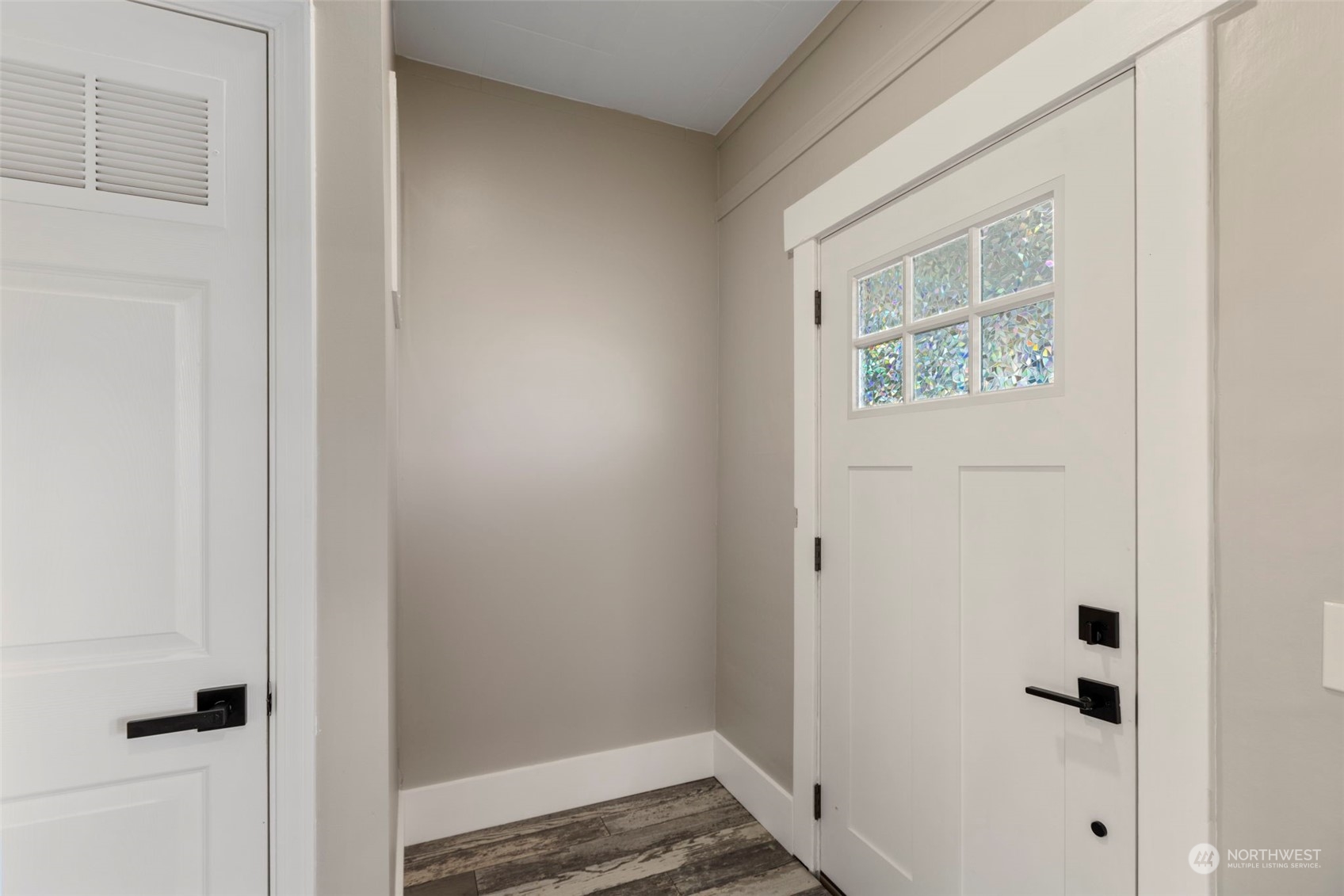 1702 Griffin Avenue Enumclaw, WA 98022 - Photo 6 of 27 a view of front door with wooden floor