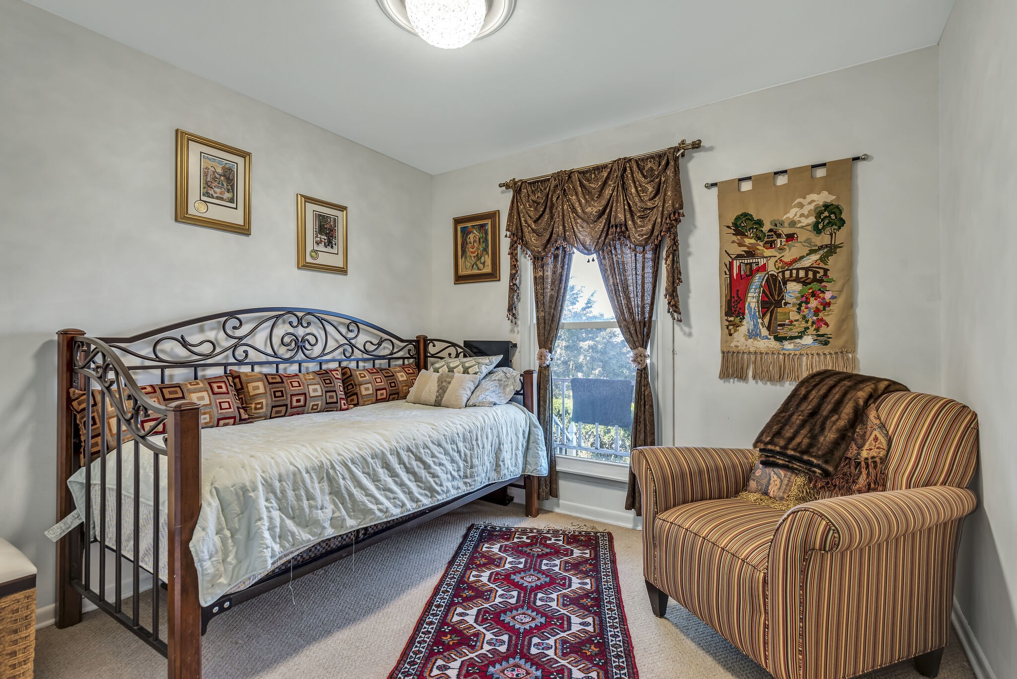 413 Mercomatic Drive Nashville, TN 37209 - Photo 14 of 29 a bedroom with a bed couch and window