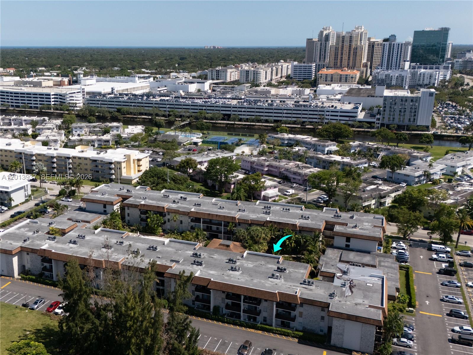 7487 Southwest 82nd Street, Unit C208 Miami, FL 33143 - Photo 26 of 28 a view of lake and city