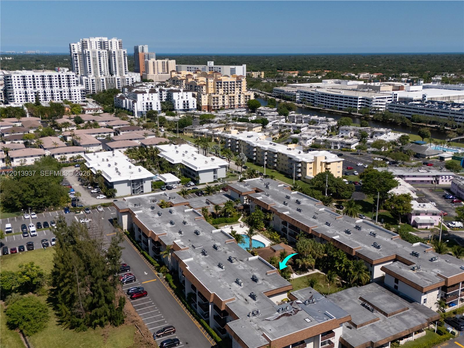 7487 Southwest 82nd Street, Unit C208 Miami, FL 33143 - Photo 28 of 28 an aerial view of a city