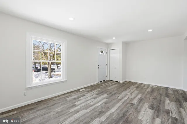 a view of an empty room