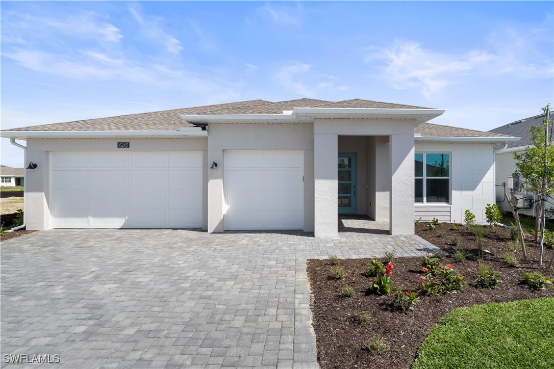 a view of a house with a outdoor space