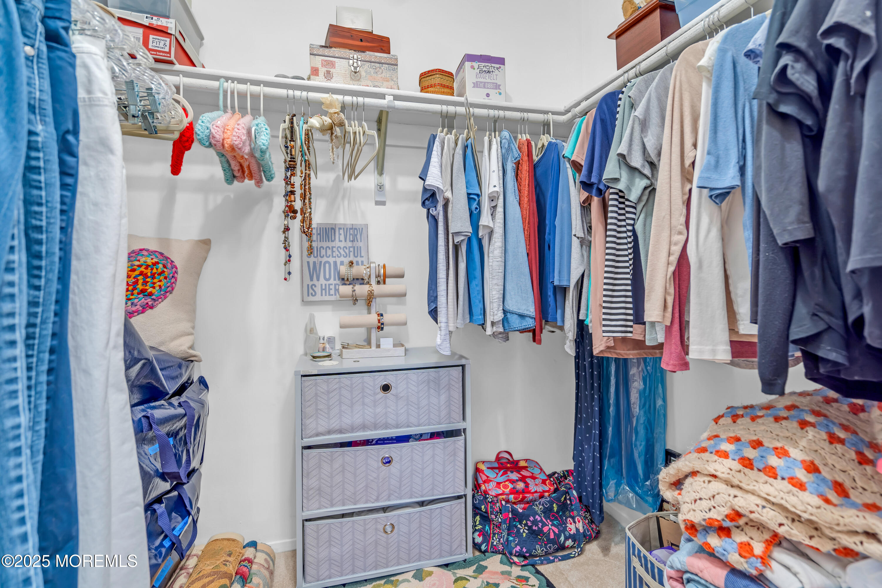 30 A Mill Road, Unit 64 Whiting, NJ 08759 - Photo 39 of 46 a view of walk in closet with clothes and shoes