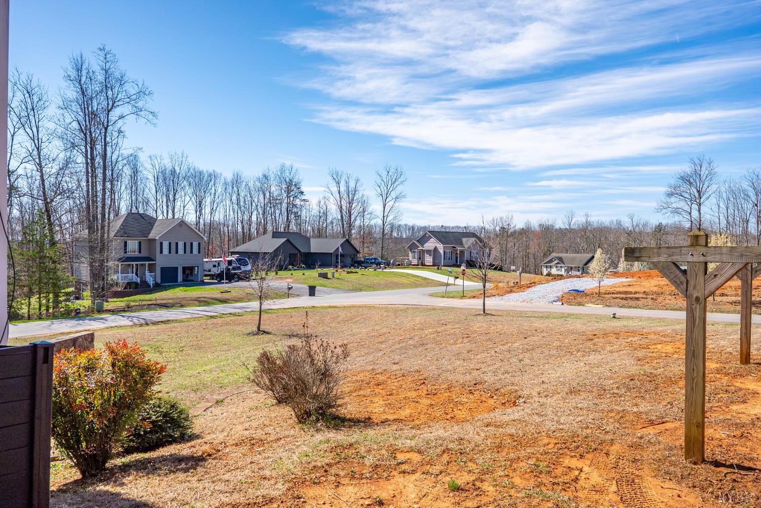 181 Armistead Lane Rustburg, VA 24588 - Photo 43 of 52 a view of a swimming pool with an outdoor seating and a yard