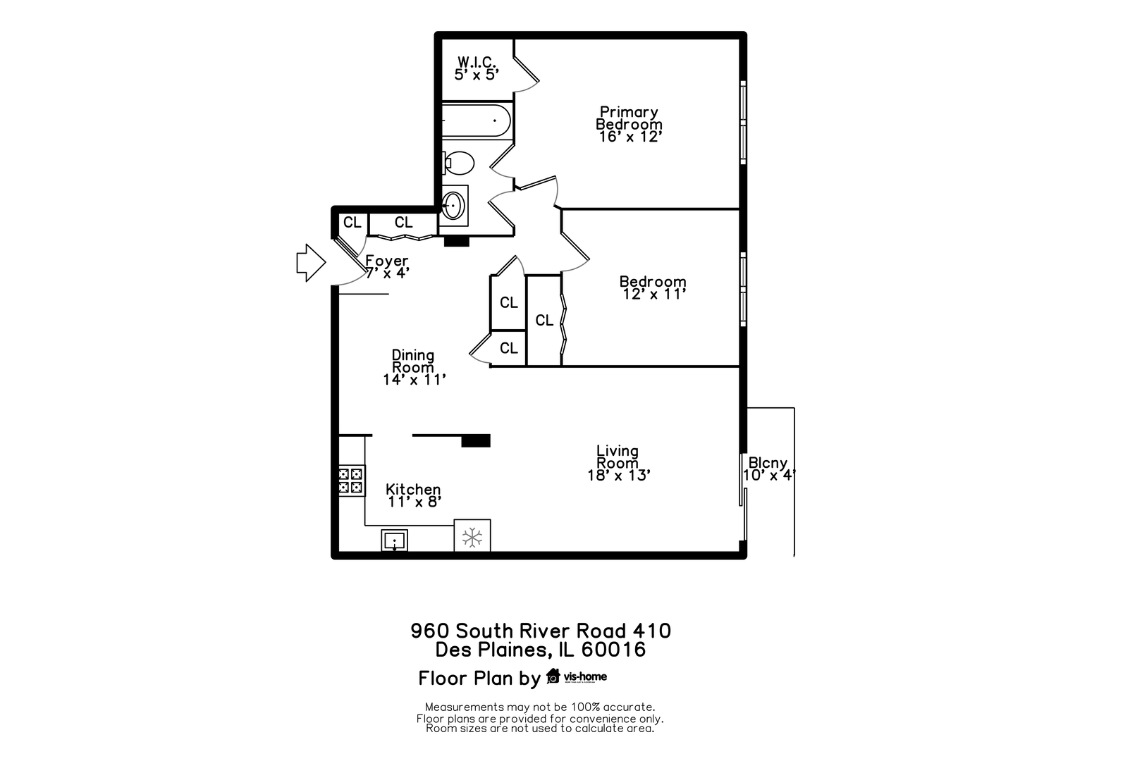 960 South River Road, Unit 410 Des Plaines, IL 60016 - Photo 4 of 4 a poster