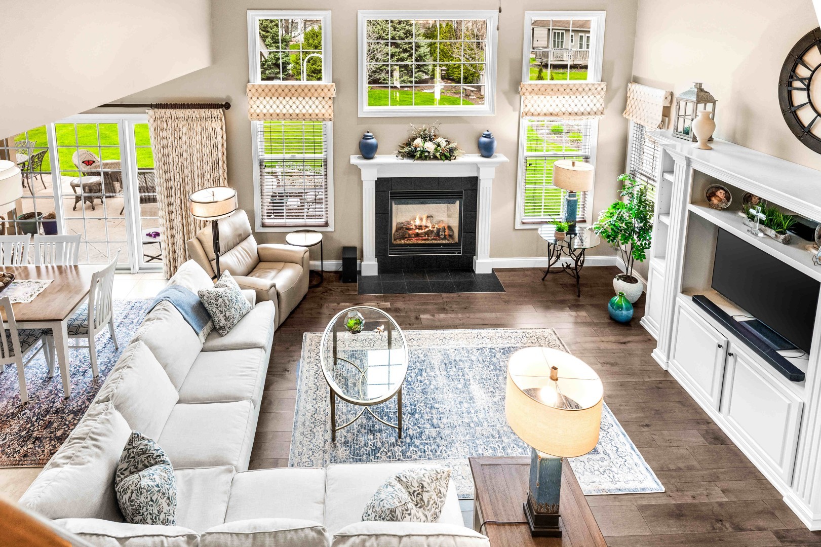 1048 Norway Court Normal, IL 61761 - Photo 17 of 83 a living room with furniture fireplace and a large window