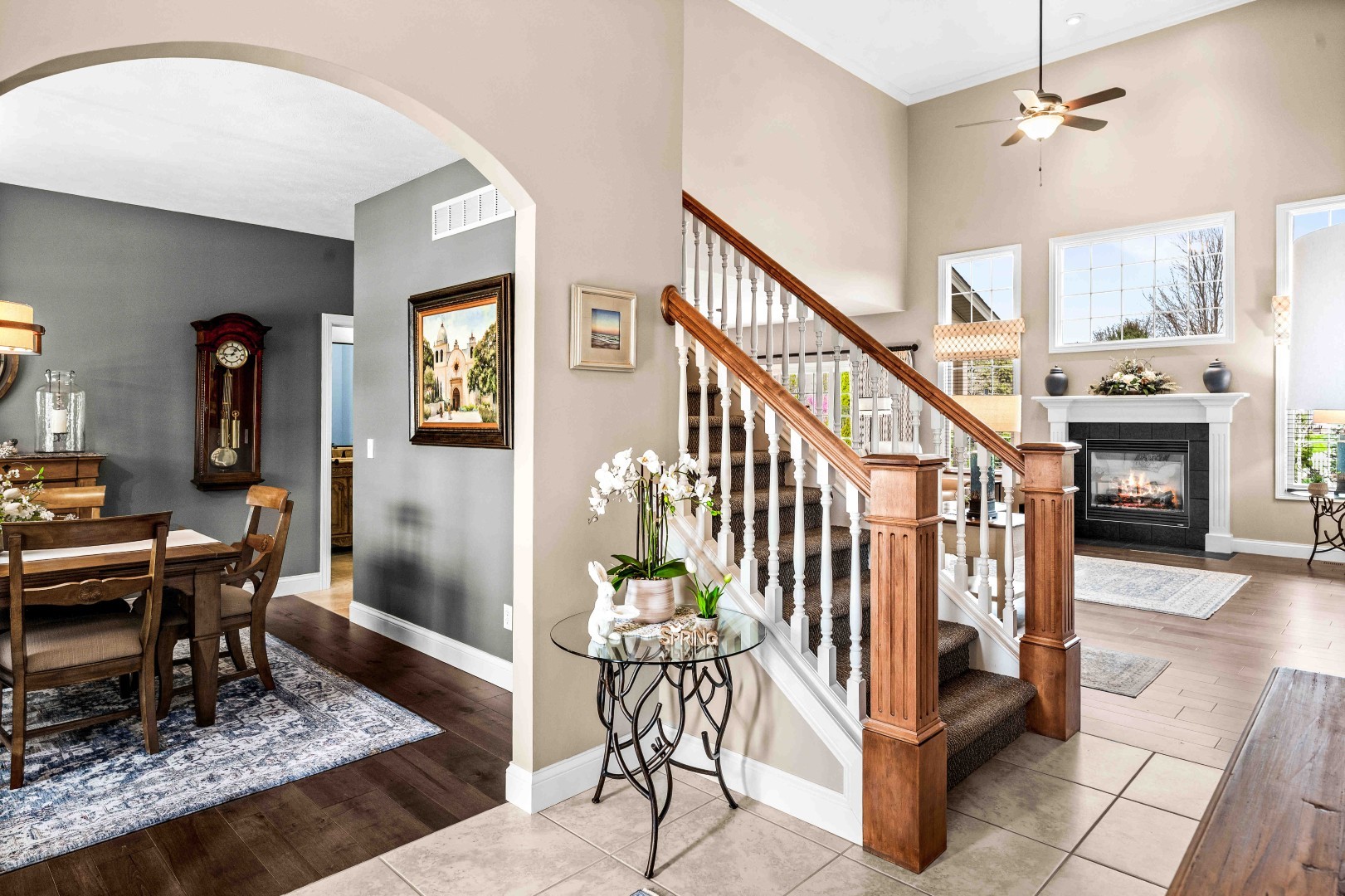 1048 Norway Court Normal, IL 61761 - Photo 24 of 83 a livingroom with furniture staircase and a rug