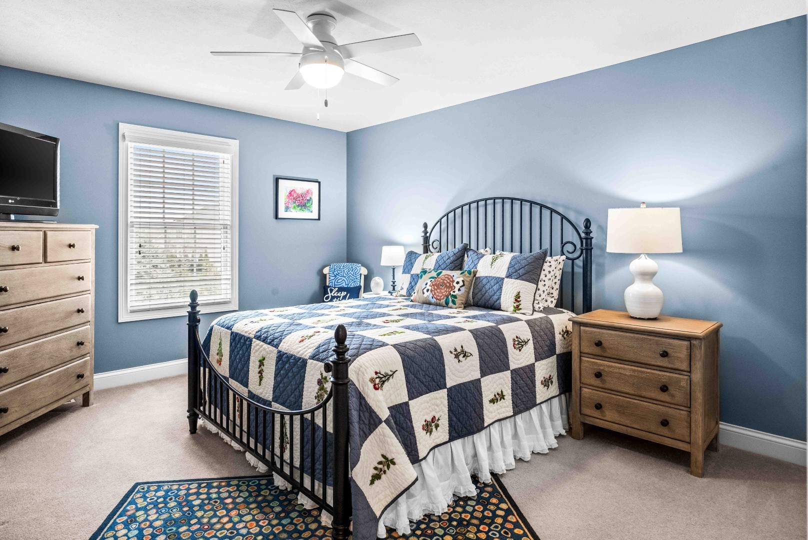 1048 Norway Court Normal, IL 61761 - Photo 40 of 83 a bedroom with a bed and a tv