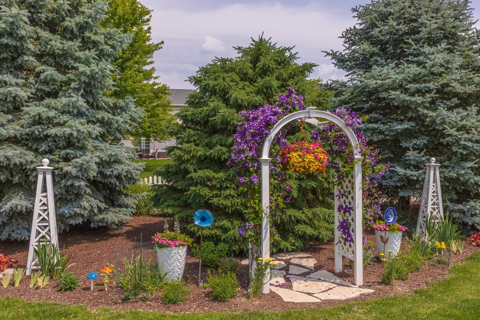 1048 Norway Court Normal, IL 61761 - Photo 70 of 83 a front view of a house with a yard and fountain