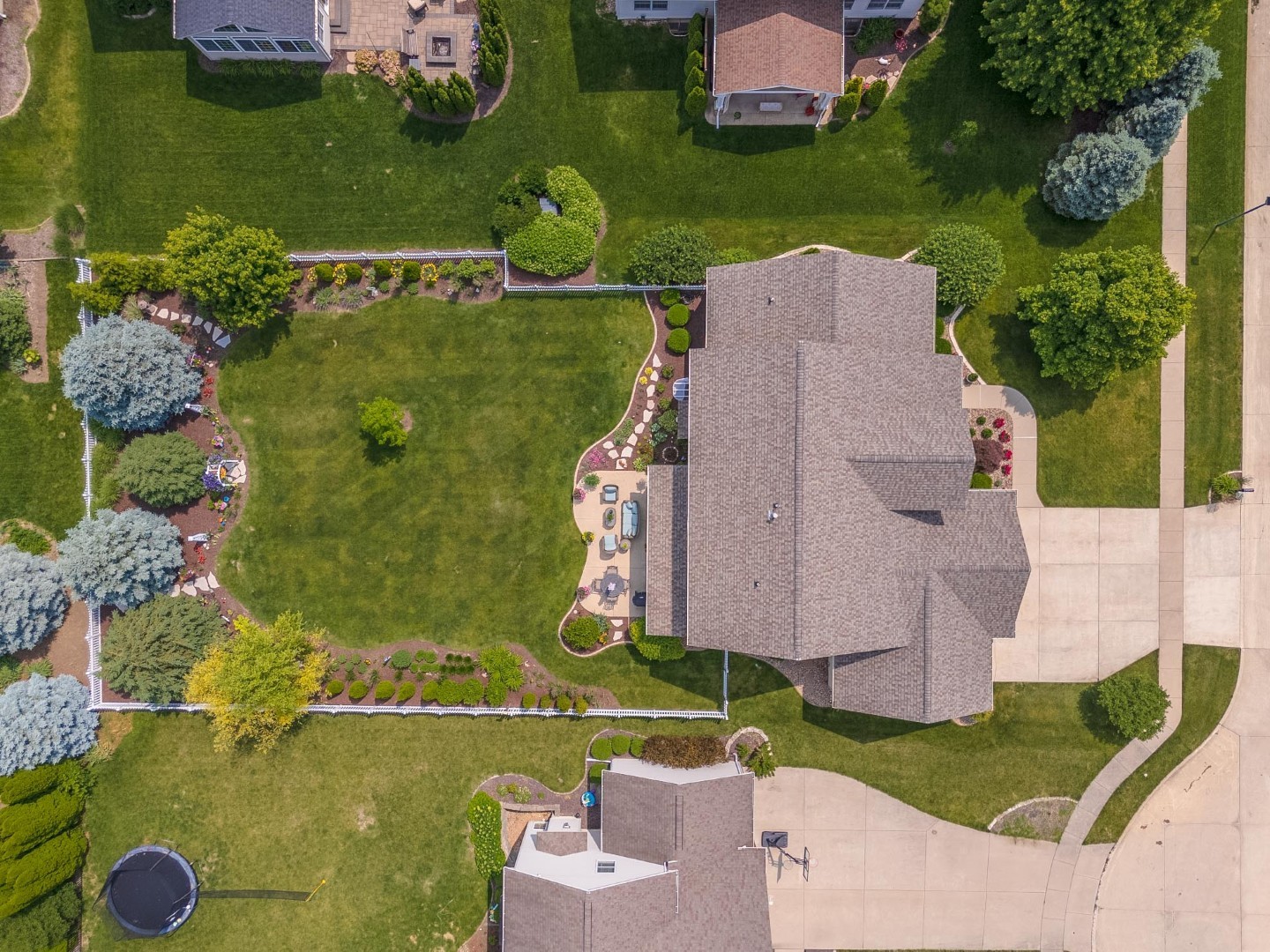1048 Norway Court Normal, IL 61761 - Photo 79 of 83 an aerial view of a house with a garden