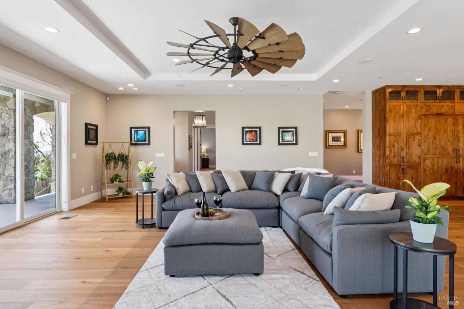 3882 Royal Manor Place Santa Rosa, CA 95404 - Photo 28 of 87 Sliding glass door to the left opens to the front porch with an amazing view to the west overlooking Santa Rosa and to the Sonoma Mountains in the distance.