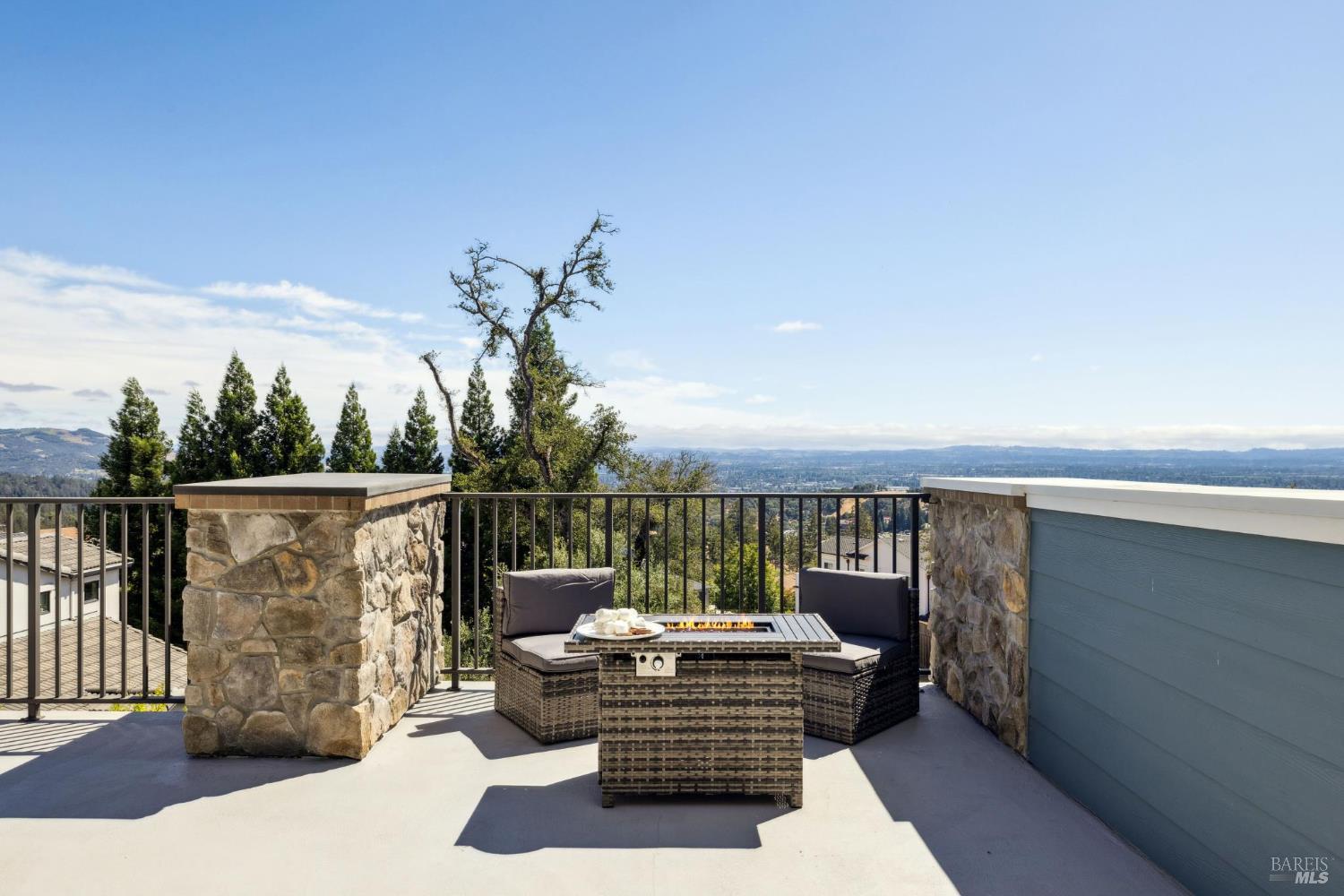 3882 Royal Manor Place Santa Rosa, CA 95404 - Photo 45 of 87 This balcony on the second level with access from the loft and game/family room has amazing west facing views of Santa Rosa and the Sonoma Mountains. You can watch the fog gently roll over the hills into the valley from here.