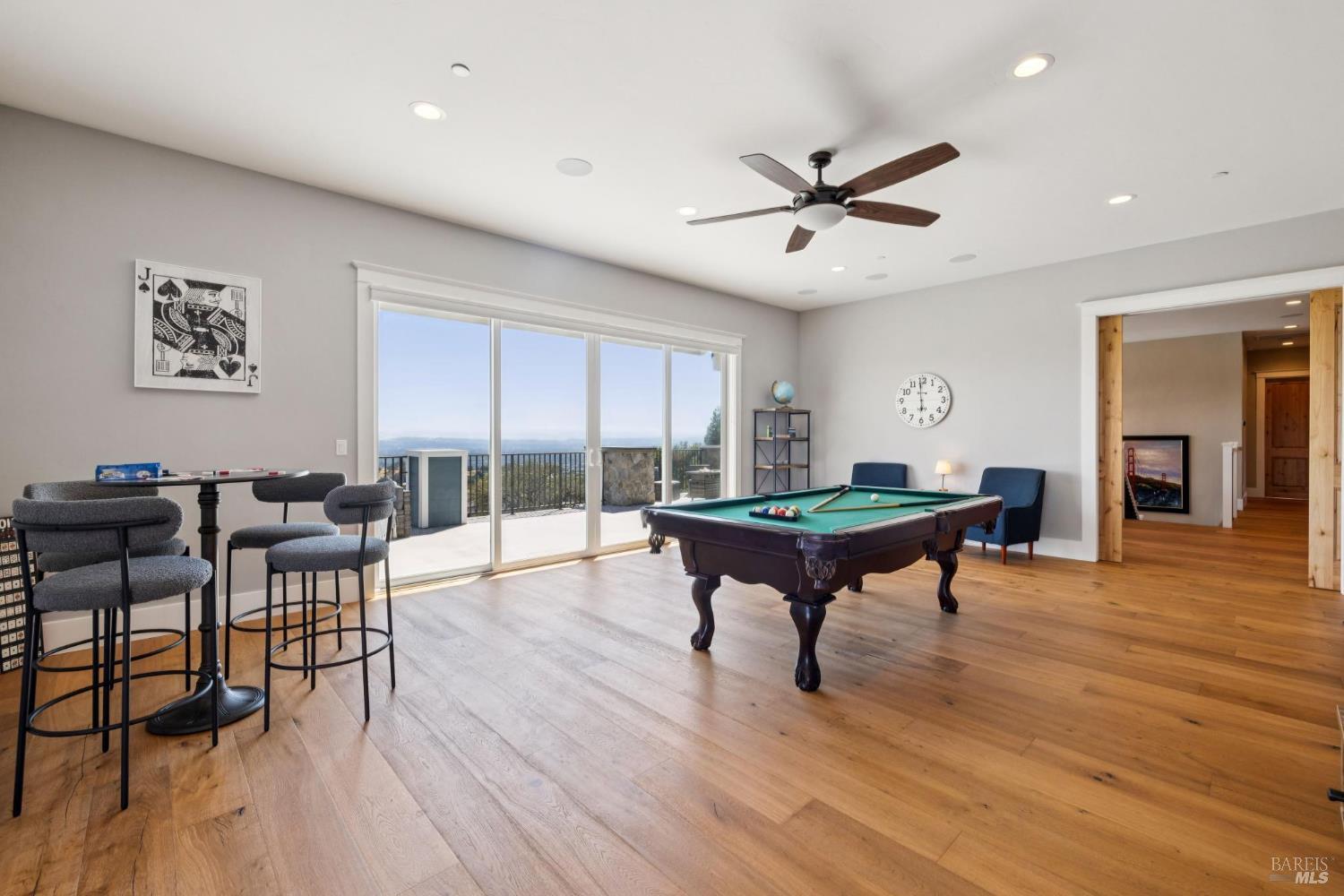 3882 Royal Manor Place Santa Rosa, CA 95404 - Photo 60 of 87 Amazing view to the west through the sliding doors. There are also pocket doors to the loft to close this large room off if desired.