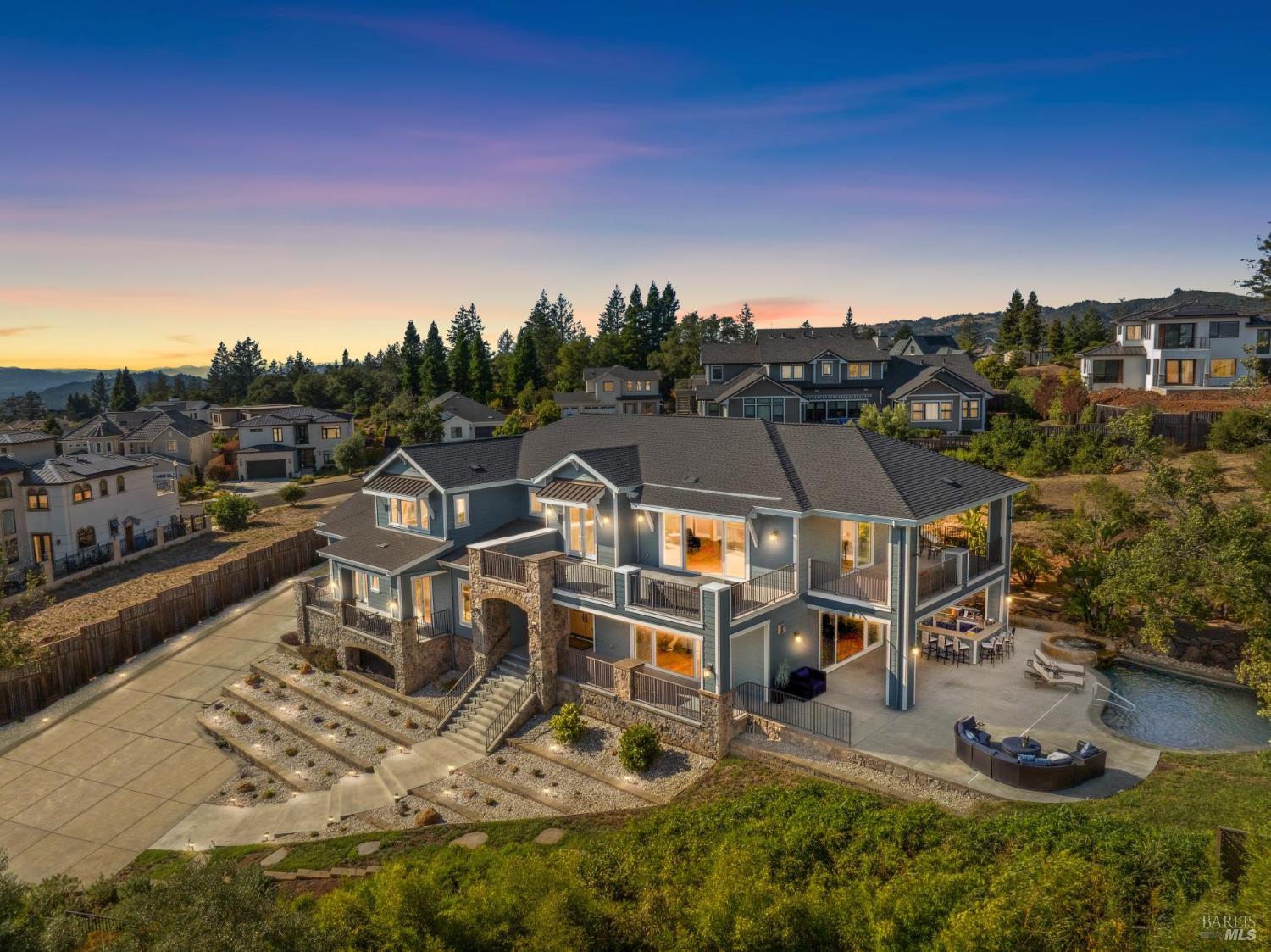 3882 Royal Manor Place Santa Rosa, CA 95404 - Photo 83 of 87 Rare opportunity to own a .87 acre gated estate conveniently located in Fountaingrove within minute of Santa Rosa Airport, World Renowned Wineries, fine dining, shopping, Whole Foods, Starbucks, multiple hospitals, Healdsburg, and more. The largest city in Sonoma County, as well as the county seat, Santa Rosa offers all the amenities of urban life but is not far removed from the spectacular natural scenery that the Wine Country is famous for. Railroad Square & Old Courthouse Square are the center of downtown Santa Rosa and feature numerous shops and delicious restaurants. Sip specialty cocktails at Jackson’s Bar & Oven, or grab the famous Pliny the Elder at Russian River Brewing Company with fellow beer enthusiasts!