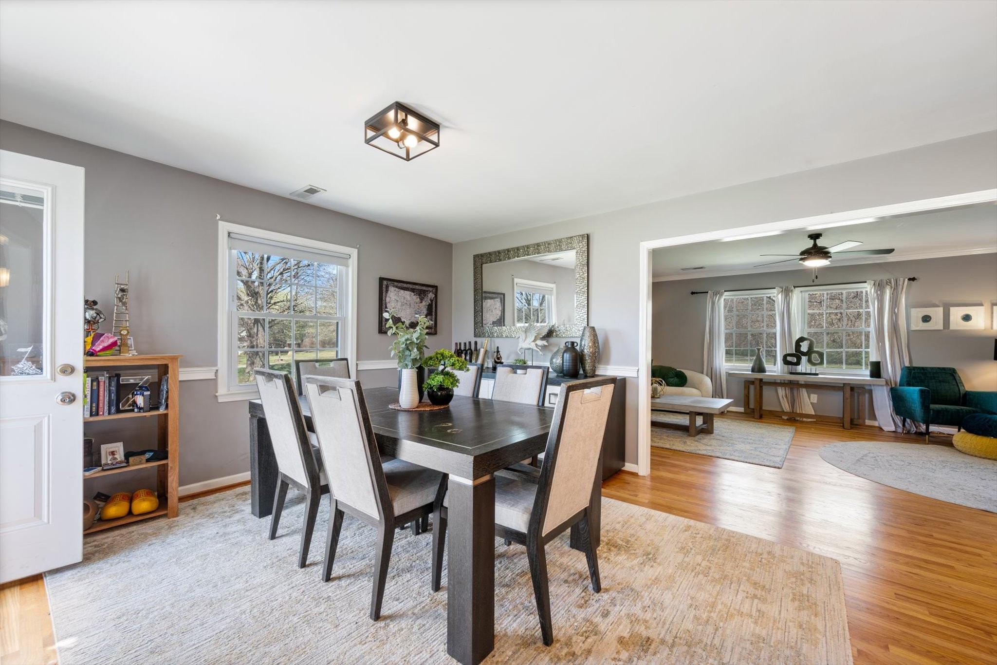 501 Chapmansboro Road Ashland City, TN 37015 - Photo 7 of 36 a view of a dining room with furniture and wooden floor