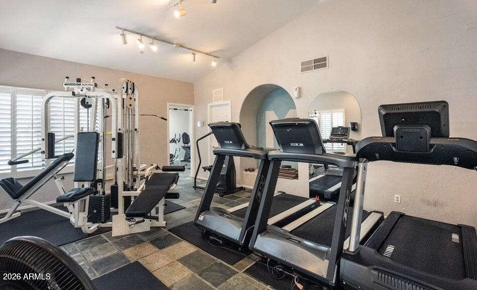 6885 East Cochise Road, Unit 142 Paradise Valley, AZ 85253 - Photo 45 of 47 a view of a room with gym equipment