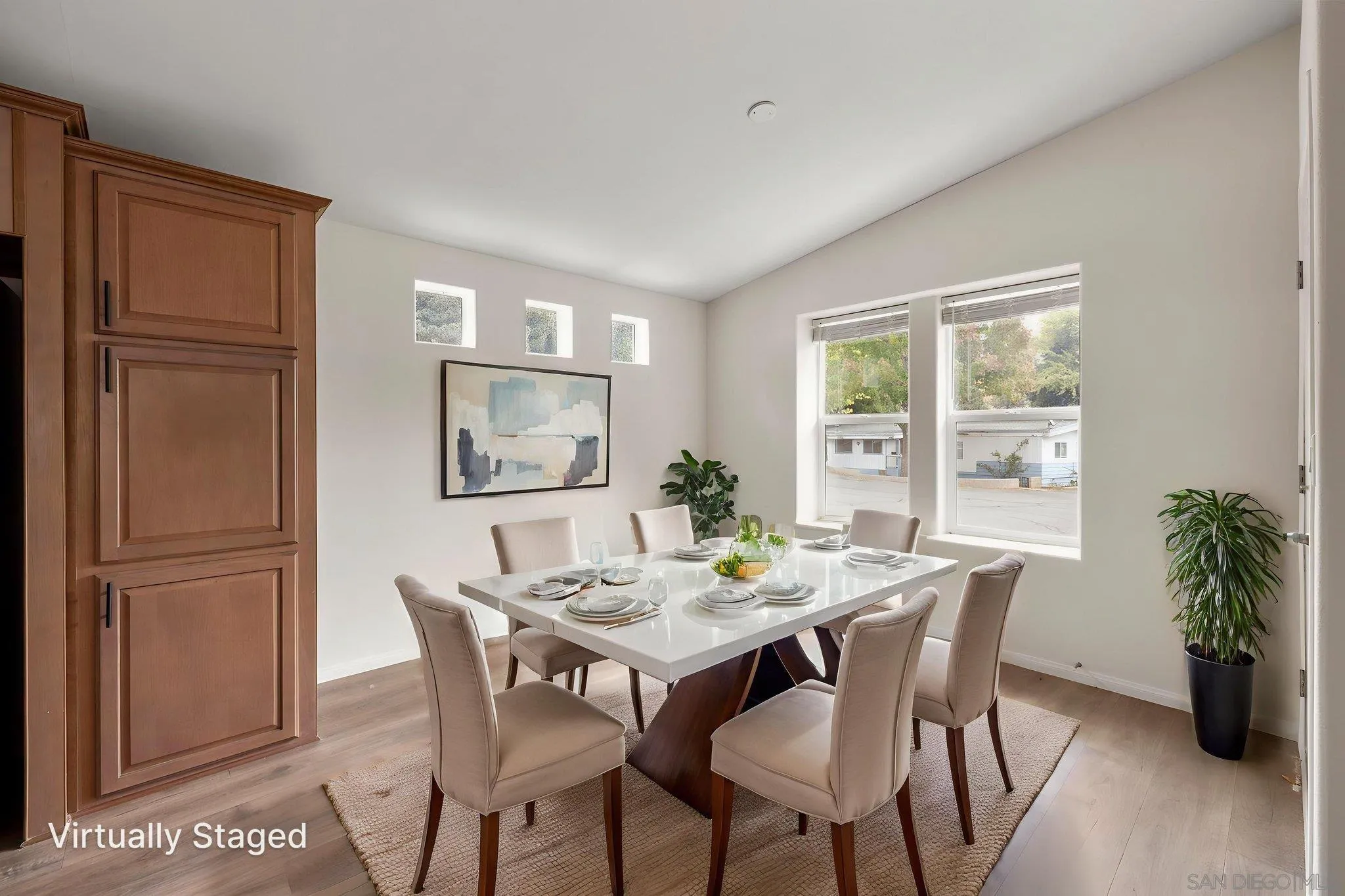 22899 Byron Road, Unit 11 Crestline, CA 92325 - Photo 2 of 25 a view of a dining room with furniture window and outside view