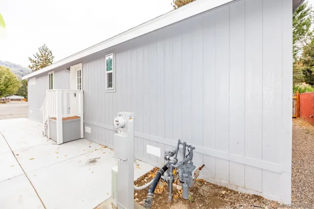 a view of outdoor space and deck