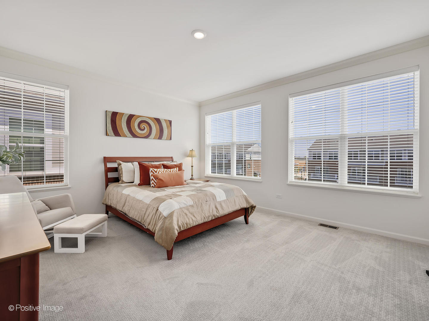 2950 Reflection Drive Naperville, IL 60564 - Photo 20 of 32 a bedroom with a bed and a large window