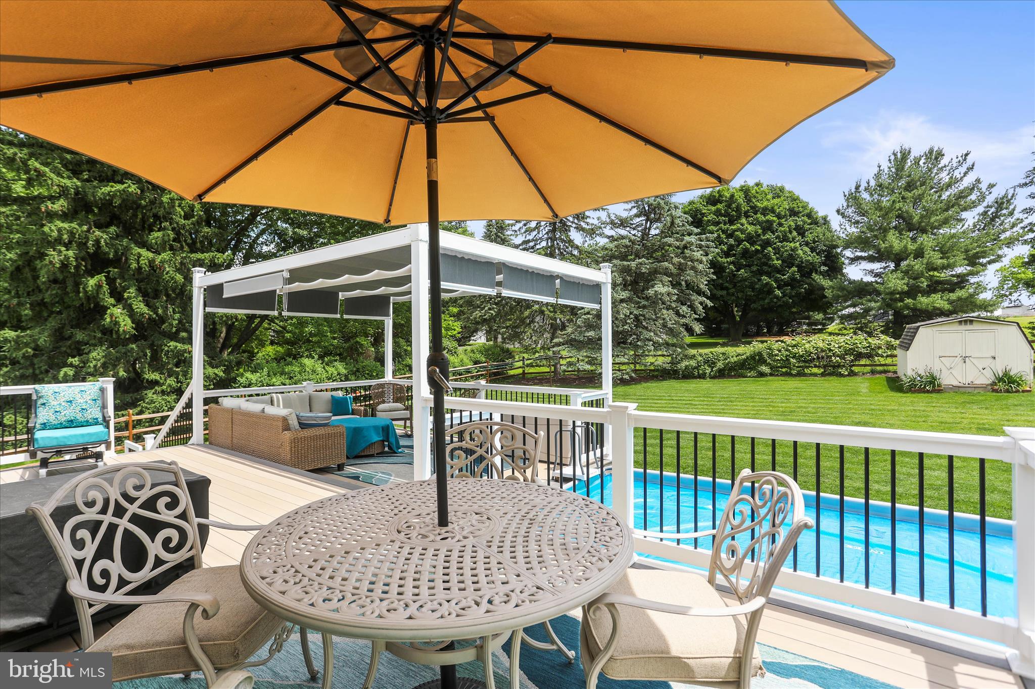88 Sunset Drive Hanover, PA 17331 - Photo 39 of 51 a view of a patio with a table chairs and a table