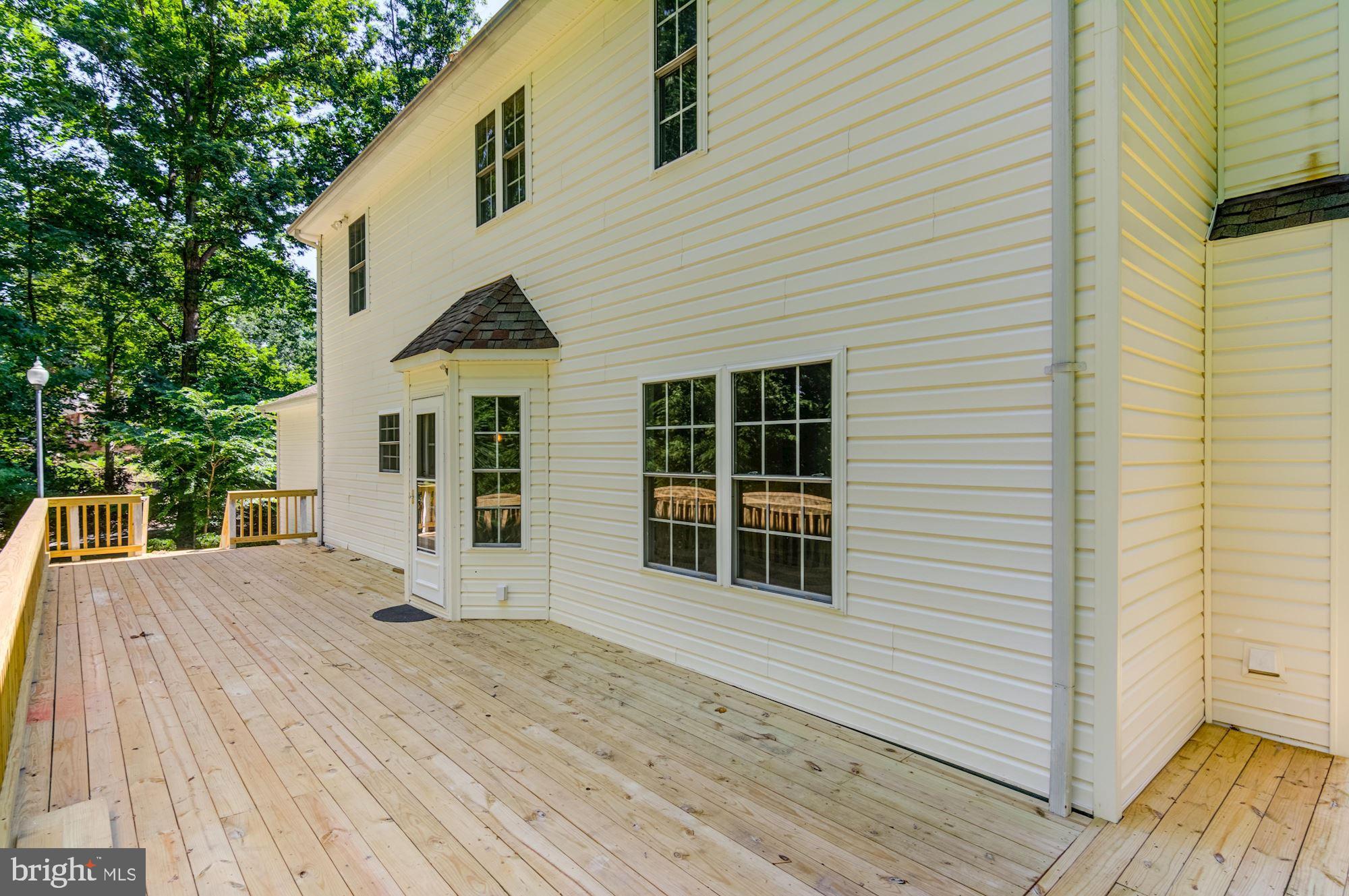 747 Tacketts Mill Road Stafford, VA 22556 - Photo 30 of 35 Rear Exterior Large Deck