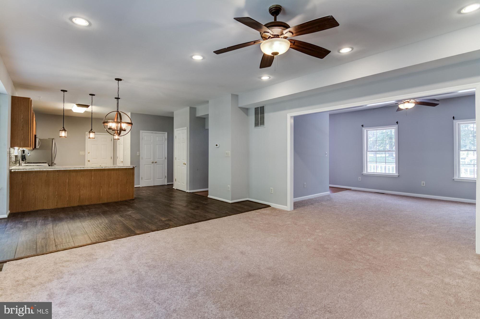 Open Concept Kitchen and Family Room