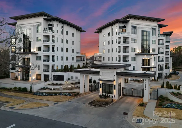 a view of a city with tall buildings