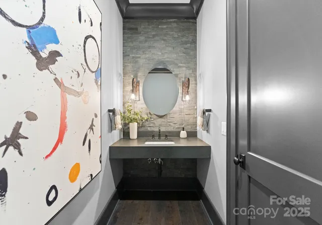 a kitchen with counter top space cabinets and appliances