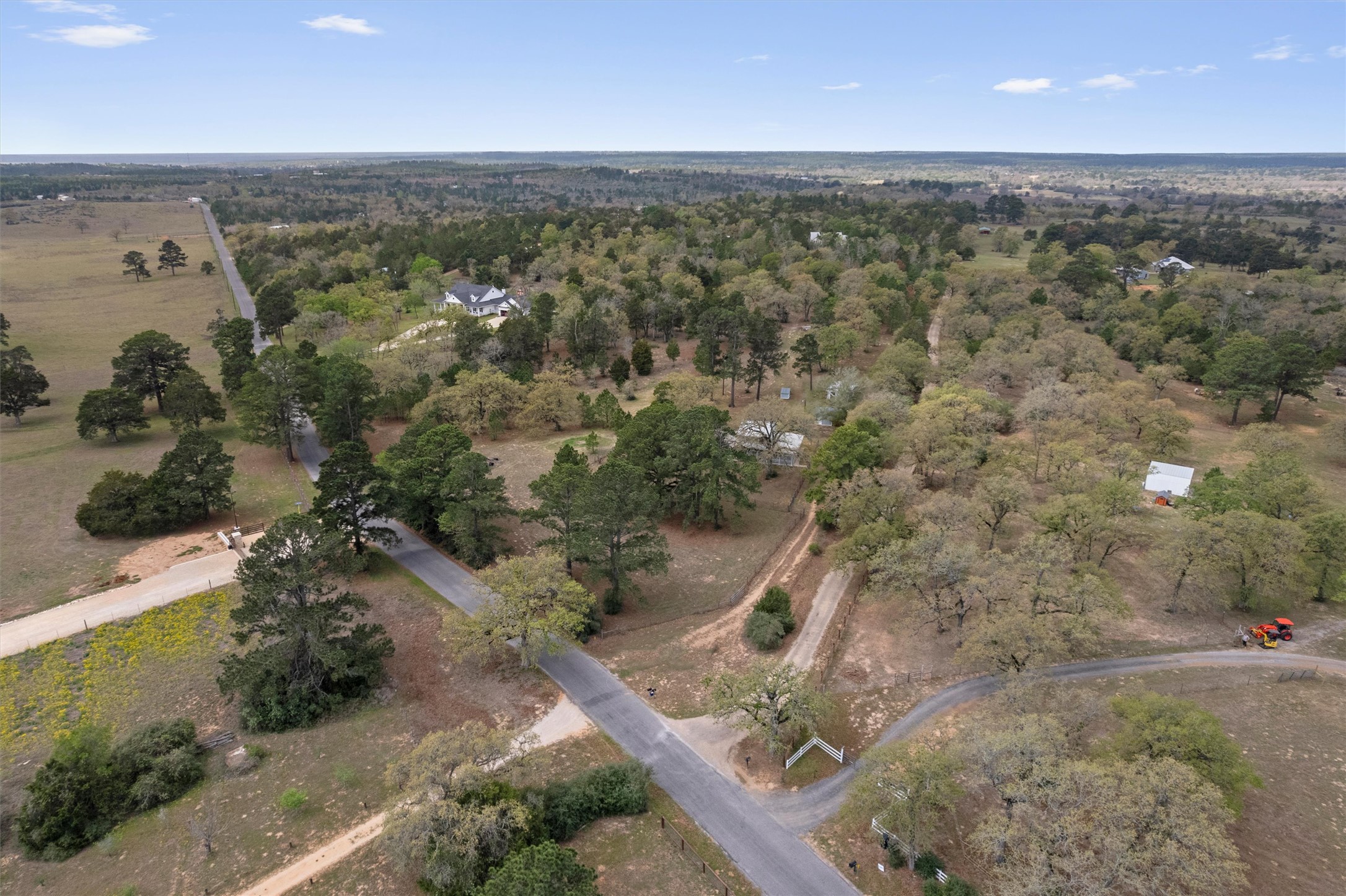 836 Cottle Town Road Smithville, TX 78957 - Photo 3 of 40 Overview of rural landscape with a forest