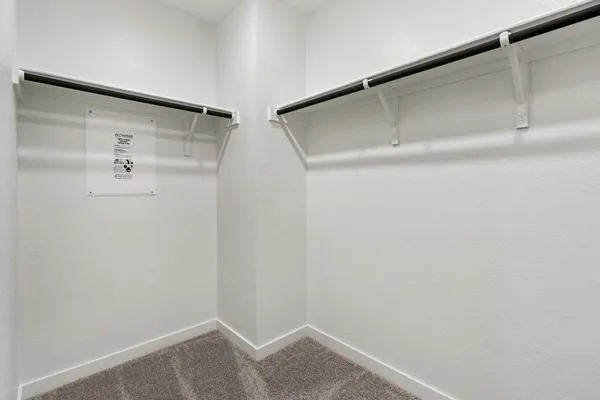 an empty room with a natural light