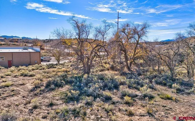 a view of a sky from a city