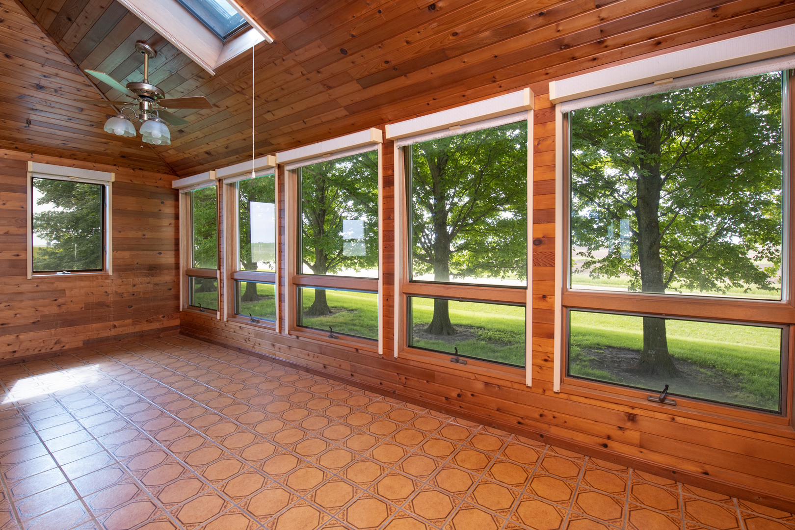 6135 Base Line Road Kirkland, IL 60146 - Photo 31 of 48 a view of empty room with wooden floor and fan