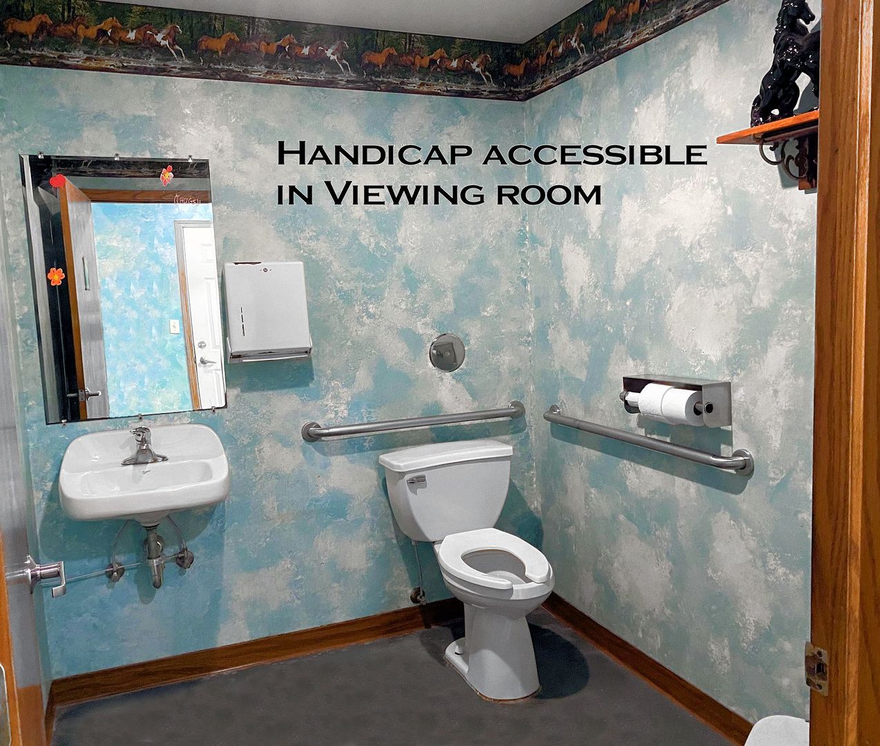 6135 Base Line Road Kirkland, IL 60146 - Photo 8 of 48 a bathroom with a toilet sink and mirror