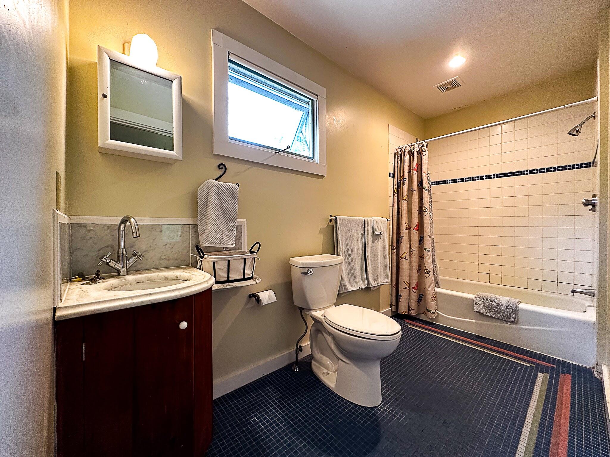 1319 Newbury Neck Road Surry, ME 04684 - Photo 19 of 68 Custom tile work in full bath.