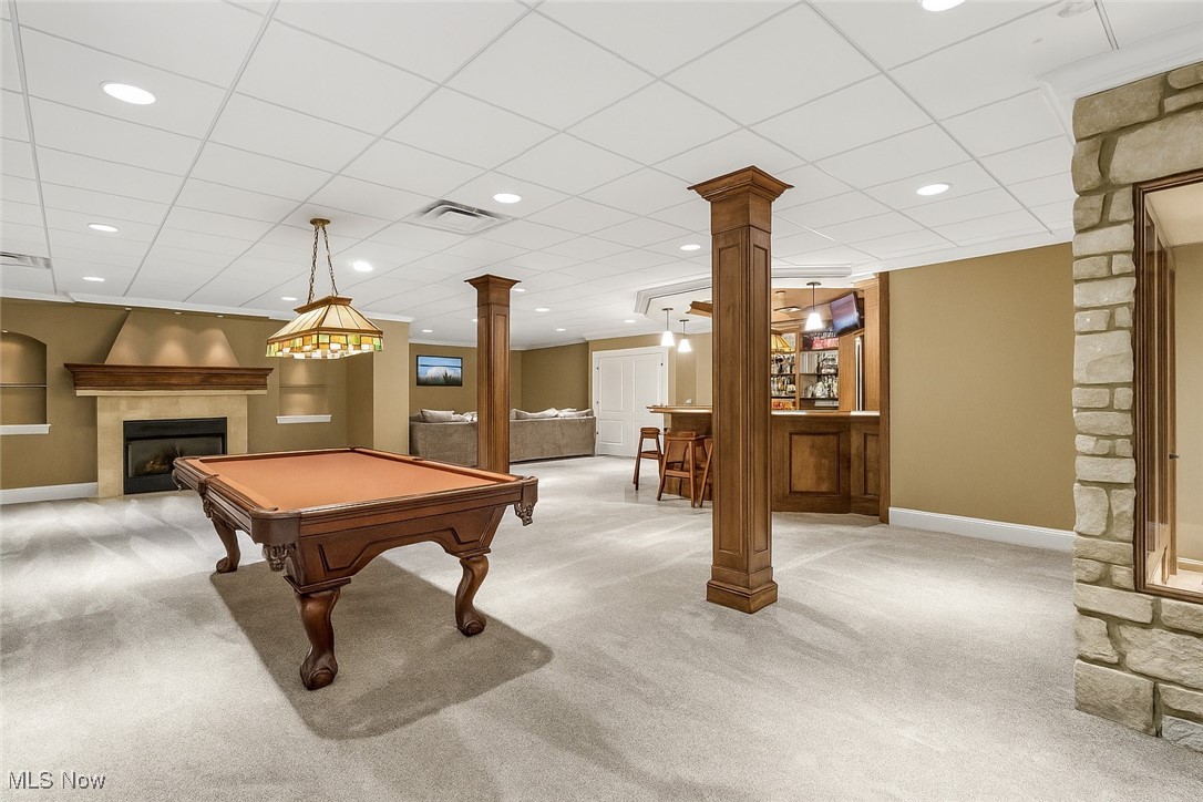 38430 Chardon Road Willoughby, OH 44094 - Photo 32 of 49 Virtually Staged Recreation Room
