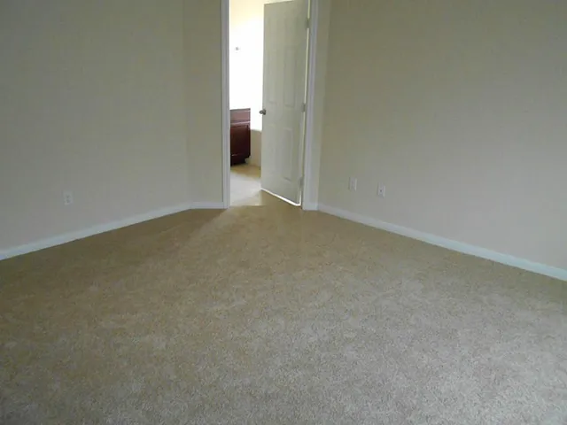 a view of a room with an empty space