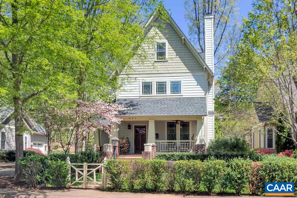 831 Village Road Charlottesville, VA 22903 - Photo 1 of 43 a front view of a house with garden