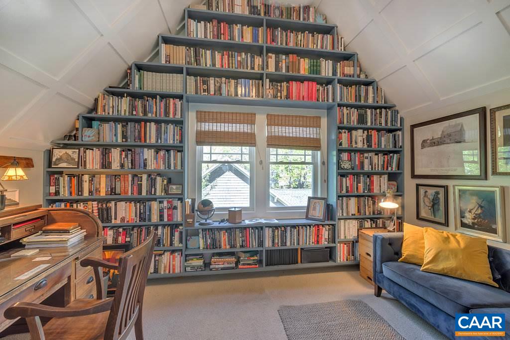 831 Village Road Charlottesville, VA 22903 - Photo 32 of 43 a reading room with furniture and book shelf