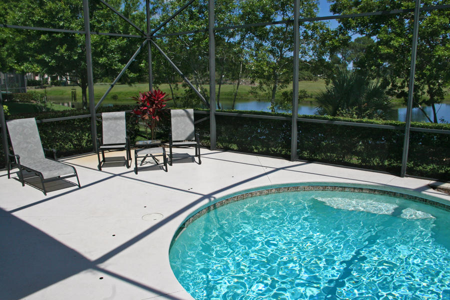 8614 Tompson Point Road Port St. Lucie, FL 34986 - Photo 17 of 23 Pool/Lake View