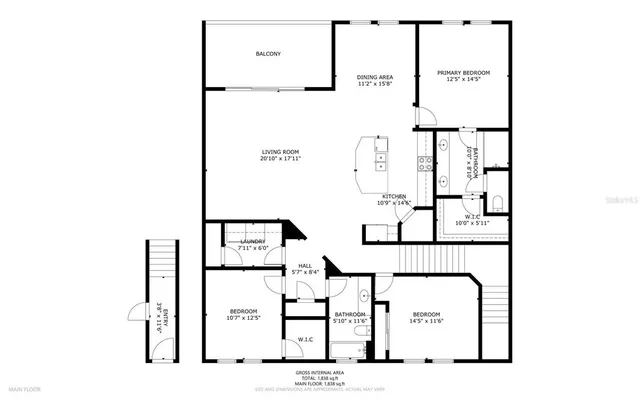 an empty room with closet and a bathroom