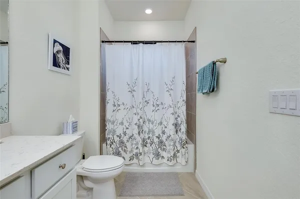 a view of a dining area with furniture