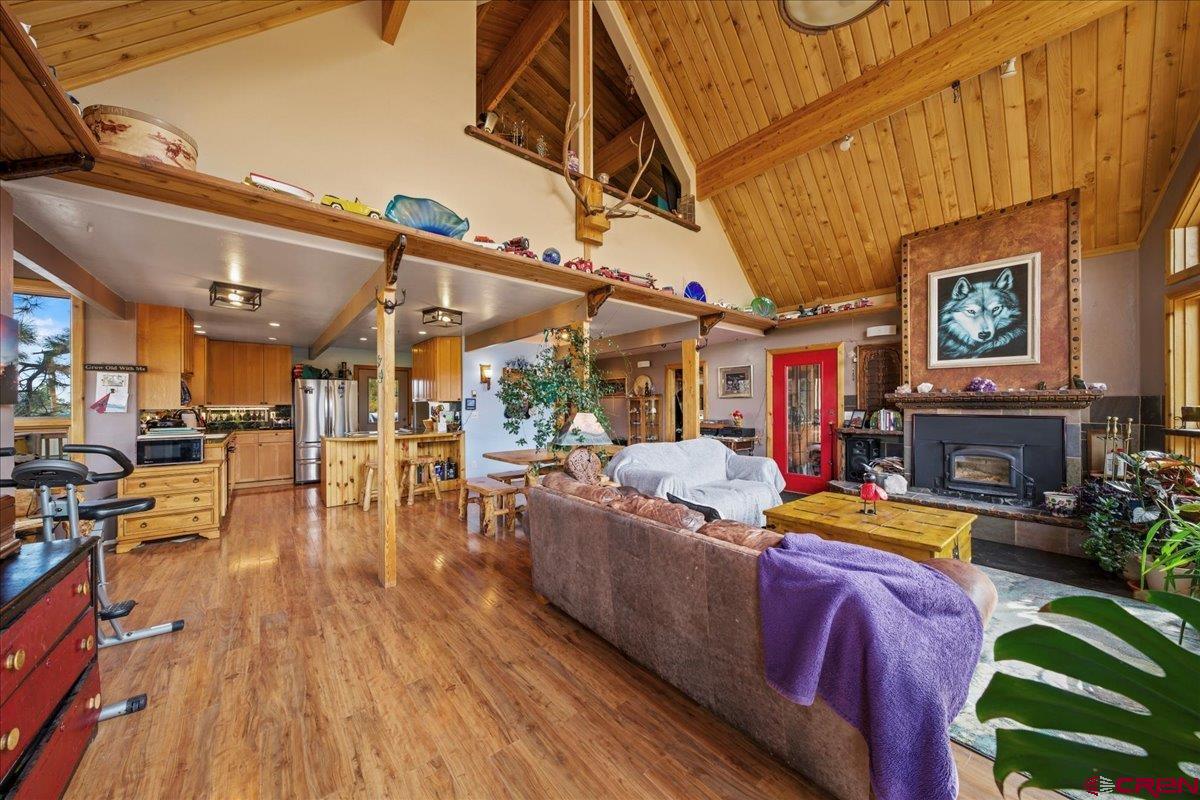 87 Which Way Ridgway, CO 81432 - Photo 18 of 45 a view of a chairs and table in a patio