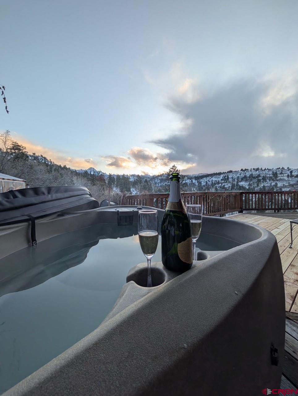 87 Which Way Ridgway, CO 81432 - Photo 27 of 45 a view of roof deck with a table and chairs