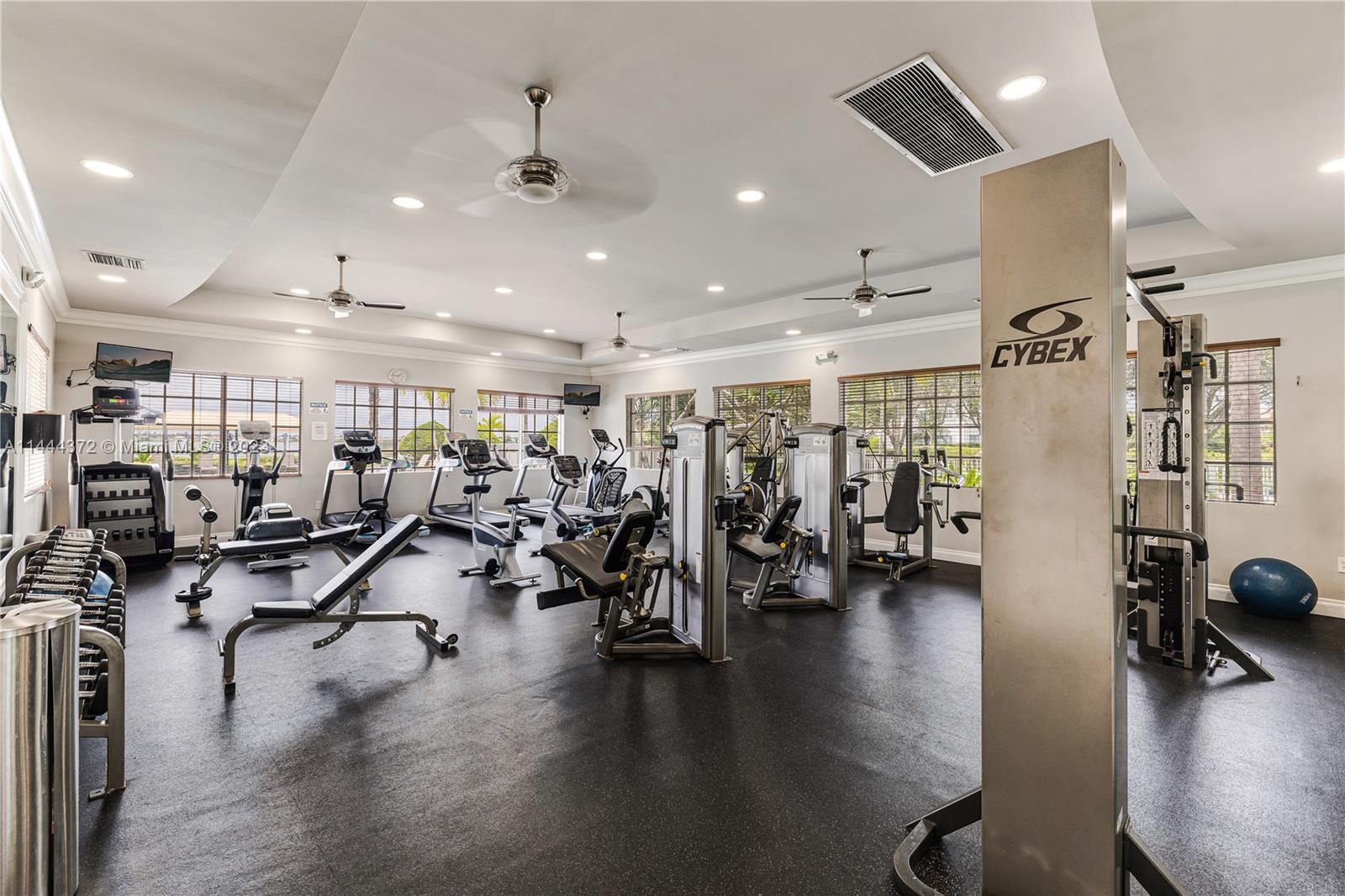 4546 Southwest 179th Way Miramar, FL 33029 - Photo 54 of 55 a view of a room with gym equipment