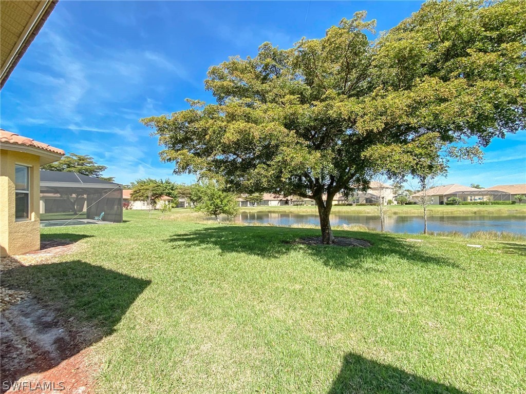 20599 Ardore Lane Estero, FL 33928 - Photo 28 of 29 a view of a garden with a tree